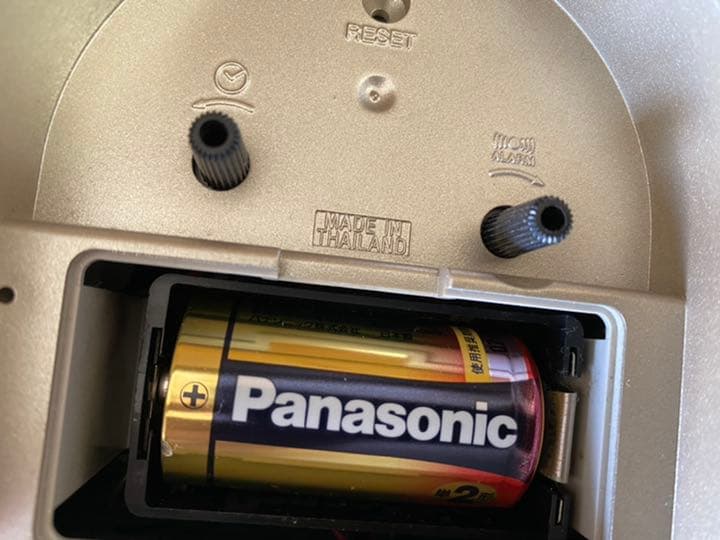 CASIO アナログクロックシリーズ(ND-2)アラーム目覚まし時計 置時計