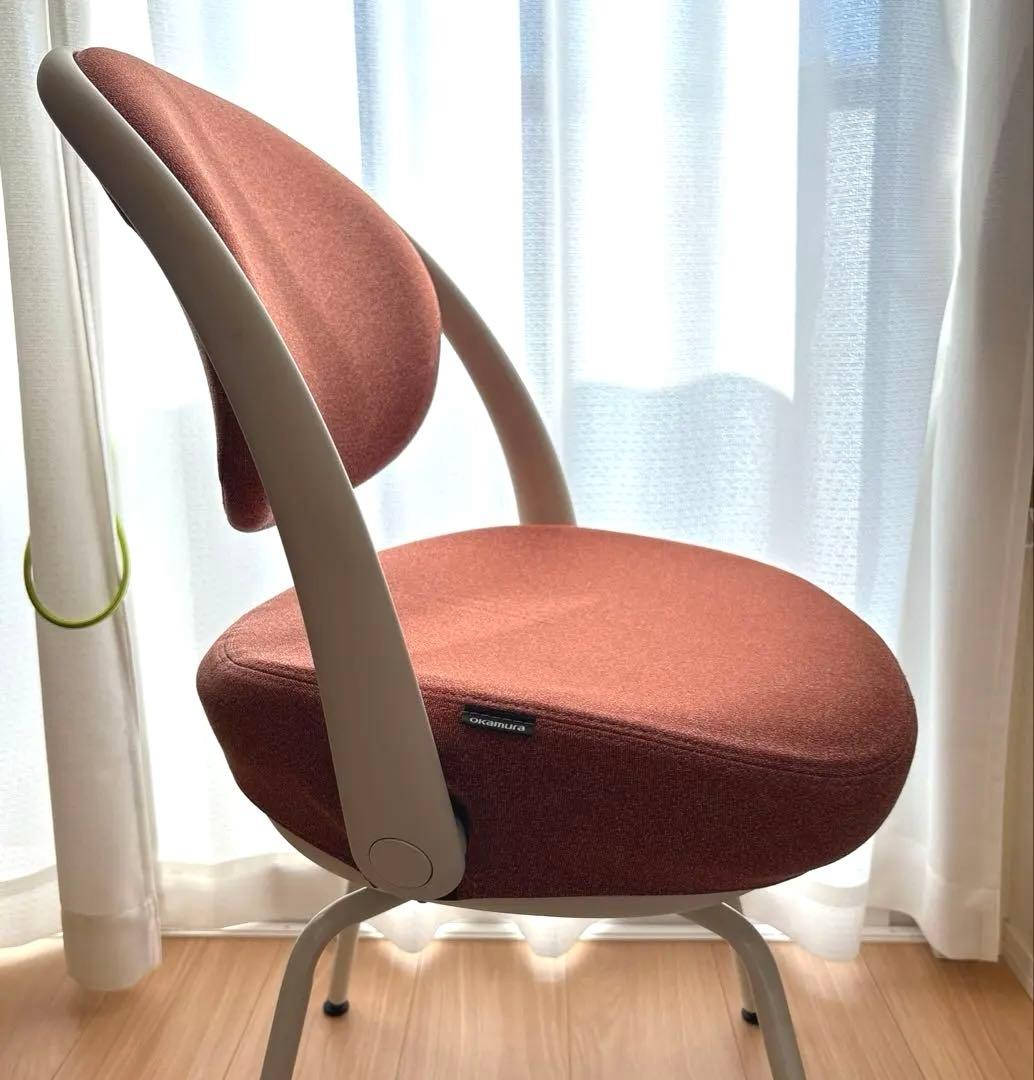 オカムラ パラベル オフィスチェア Okamura テラコッタ
