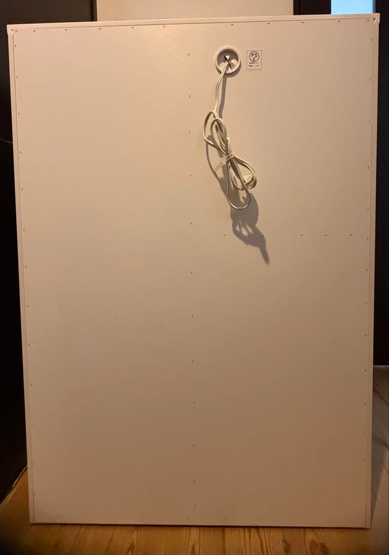 早い者勝ち‼️送料込‼️ニトリ　レンジボード 食器棚　コンセント付き　スライド付　白