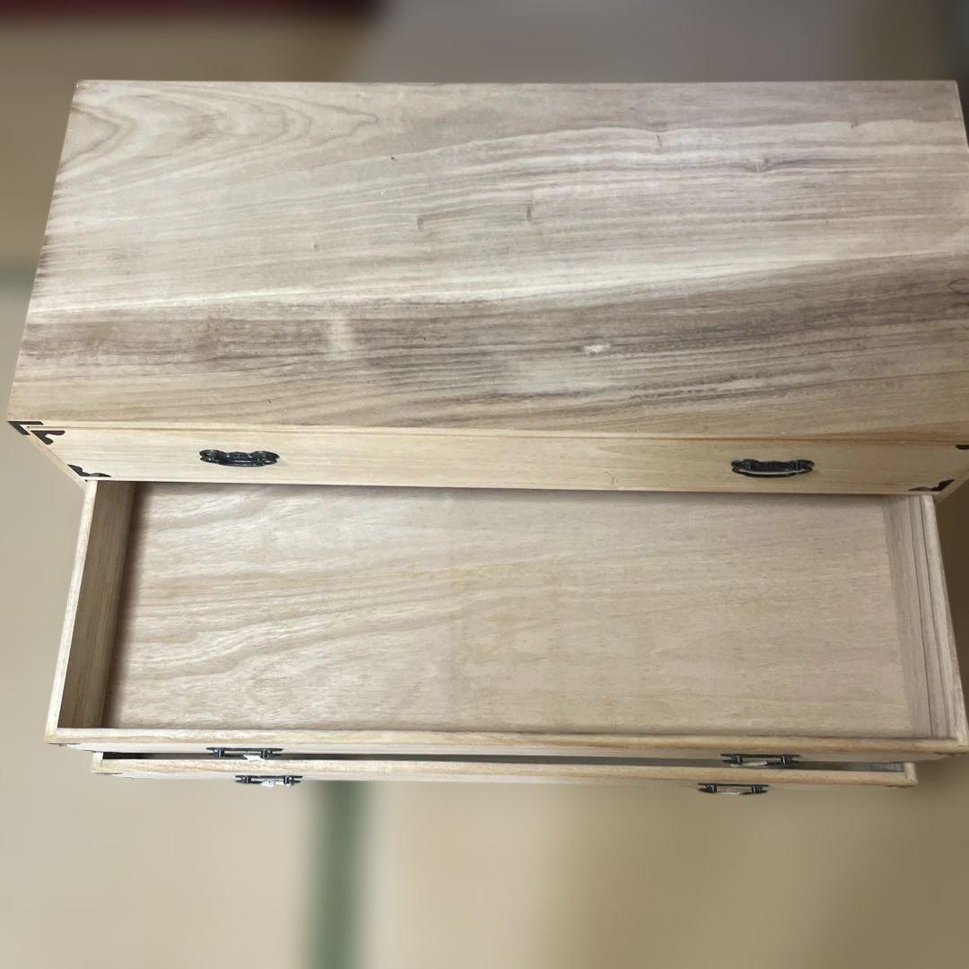 天然桐箪笥　3段収納 衣装箪笥 着物収納 チェスト