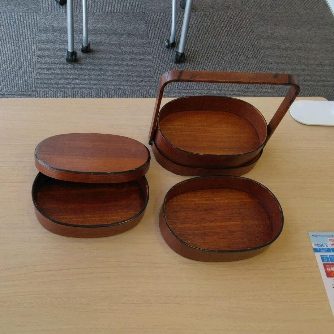 髷ワッパ　花見弁当箱