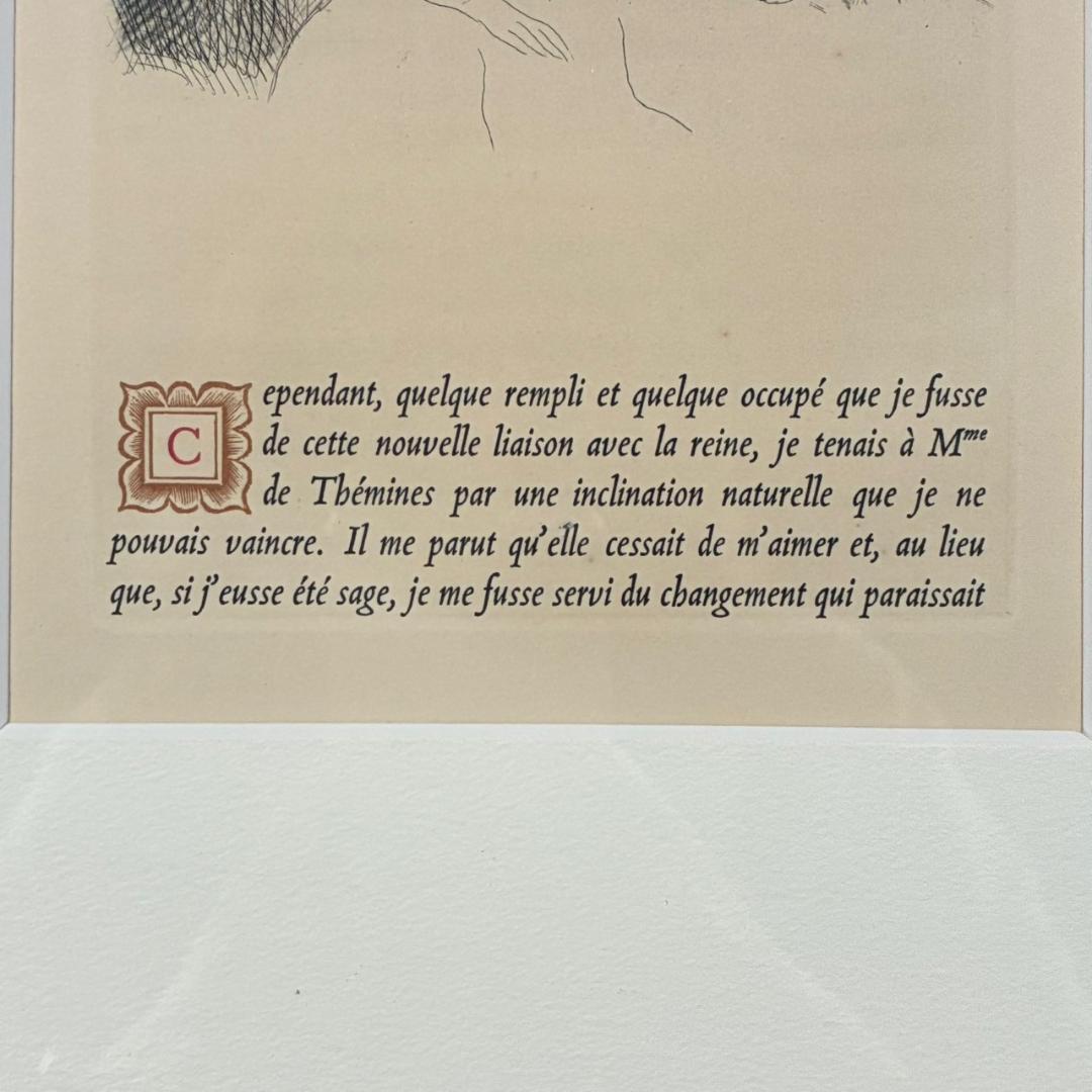 【出品3/3まで】美品 マリー・ローランサン「桟敷席」カラーエッチング 1947