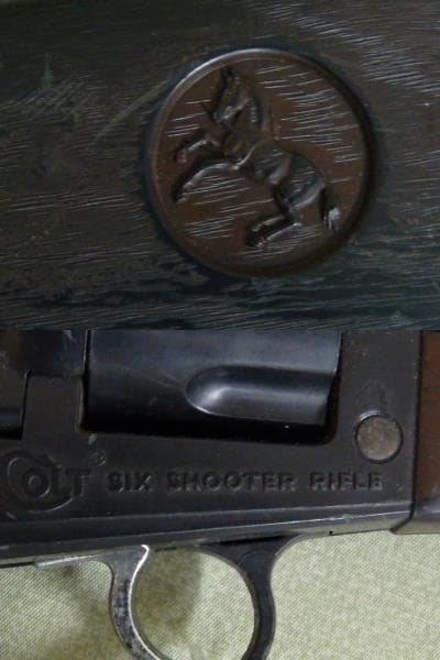 H898★レア★マテル コルト シックスシューター/カート6発付/★60年代