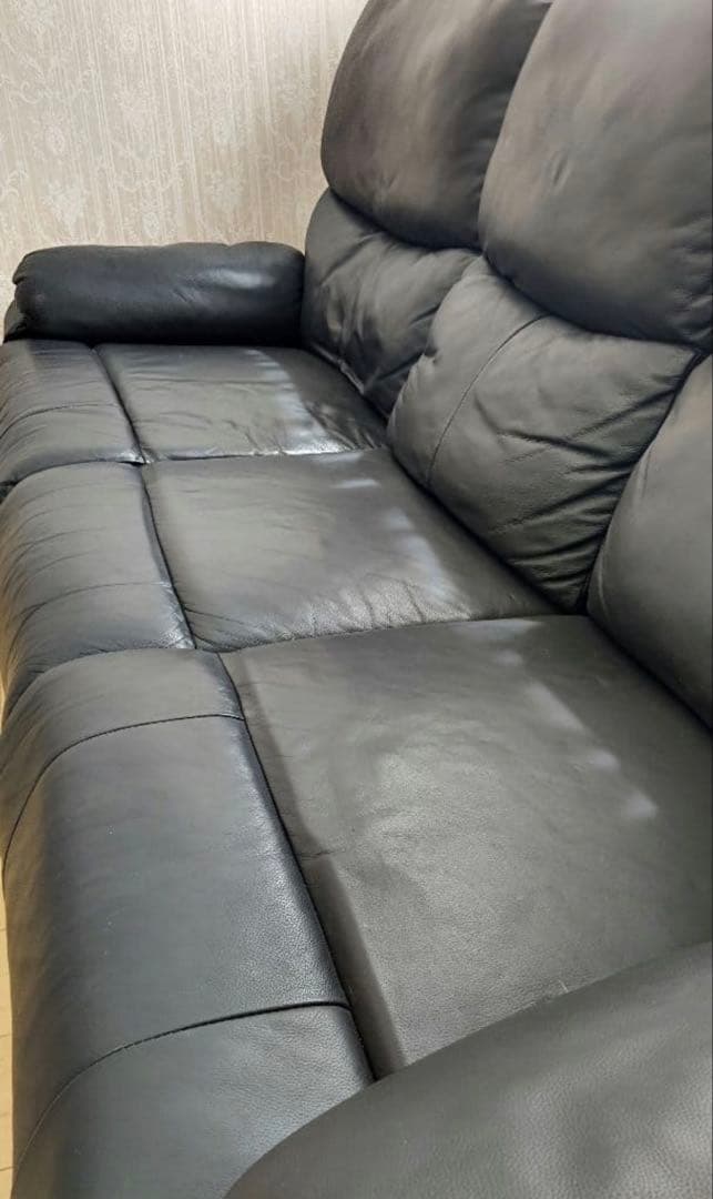 ☆送料込☆ 【ニトリ】電動リクライニングソファ 3人掛け