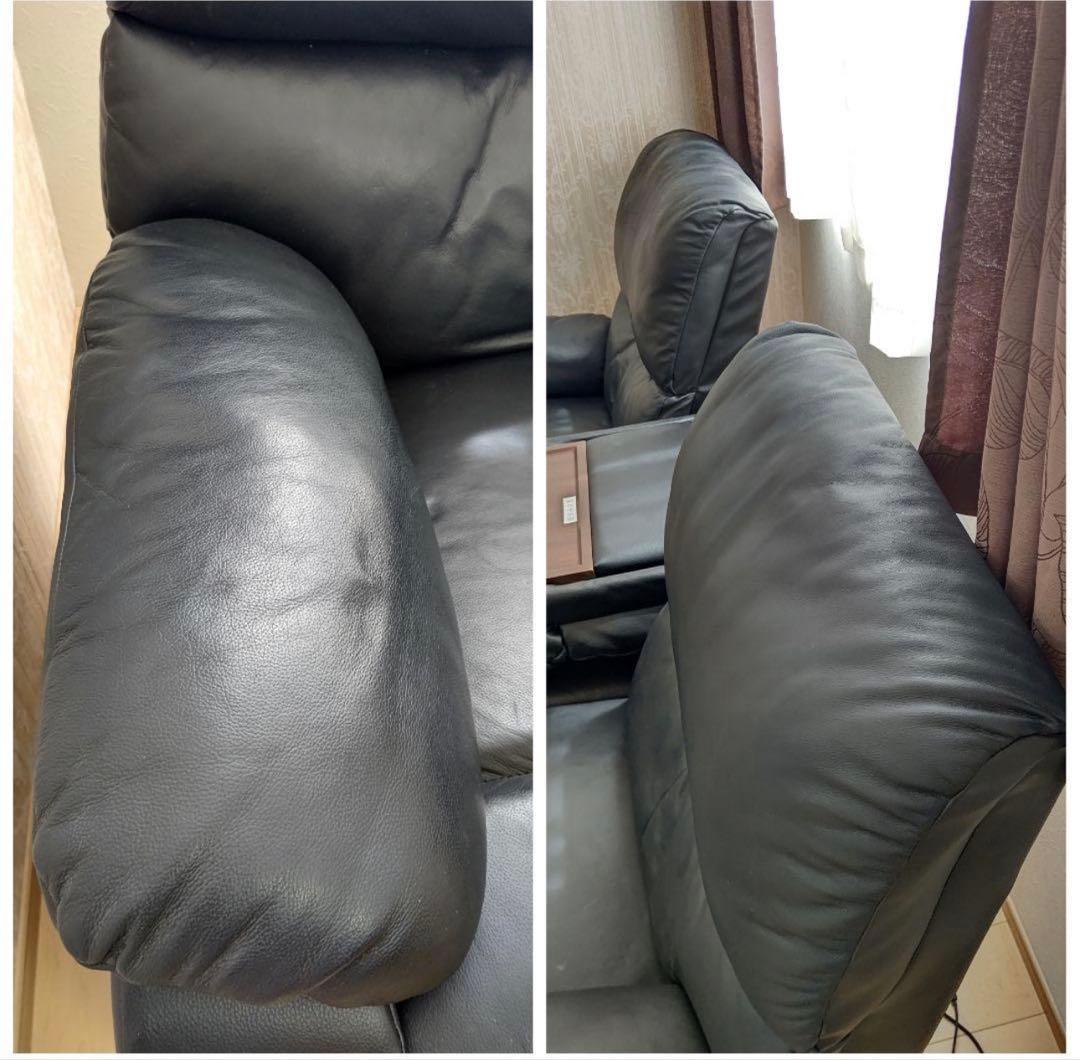 ☆送料込☆ 【ニトリ】電動リクライニングソファ 3人掛け