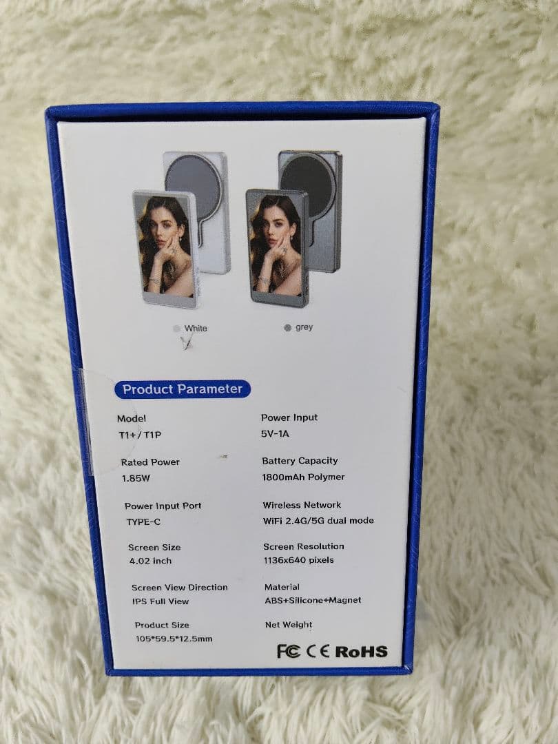 自撮りモニター 外付けスピーカースマホ自撮り ライブ再生 軽量