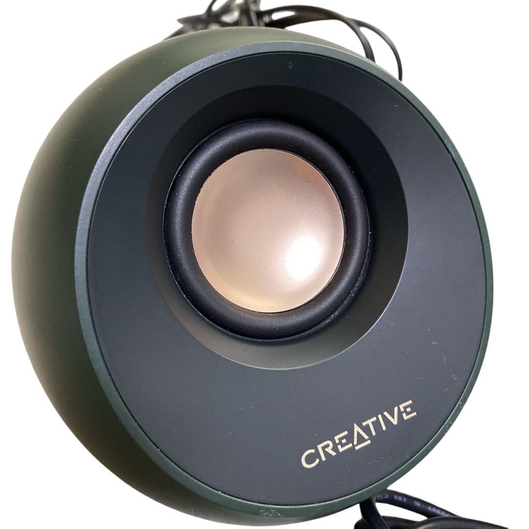 CREATIVE Pebble Pro グリーンスピーカー