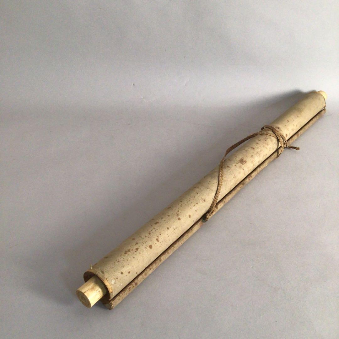 No3985 掛軸　伊藤明瑞　三行隷書　紙本　神童書家　王羲之　古美術　送料無料