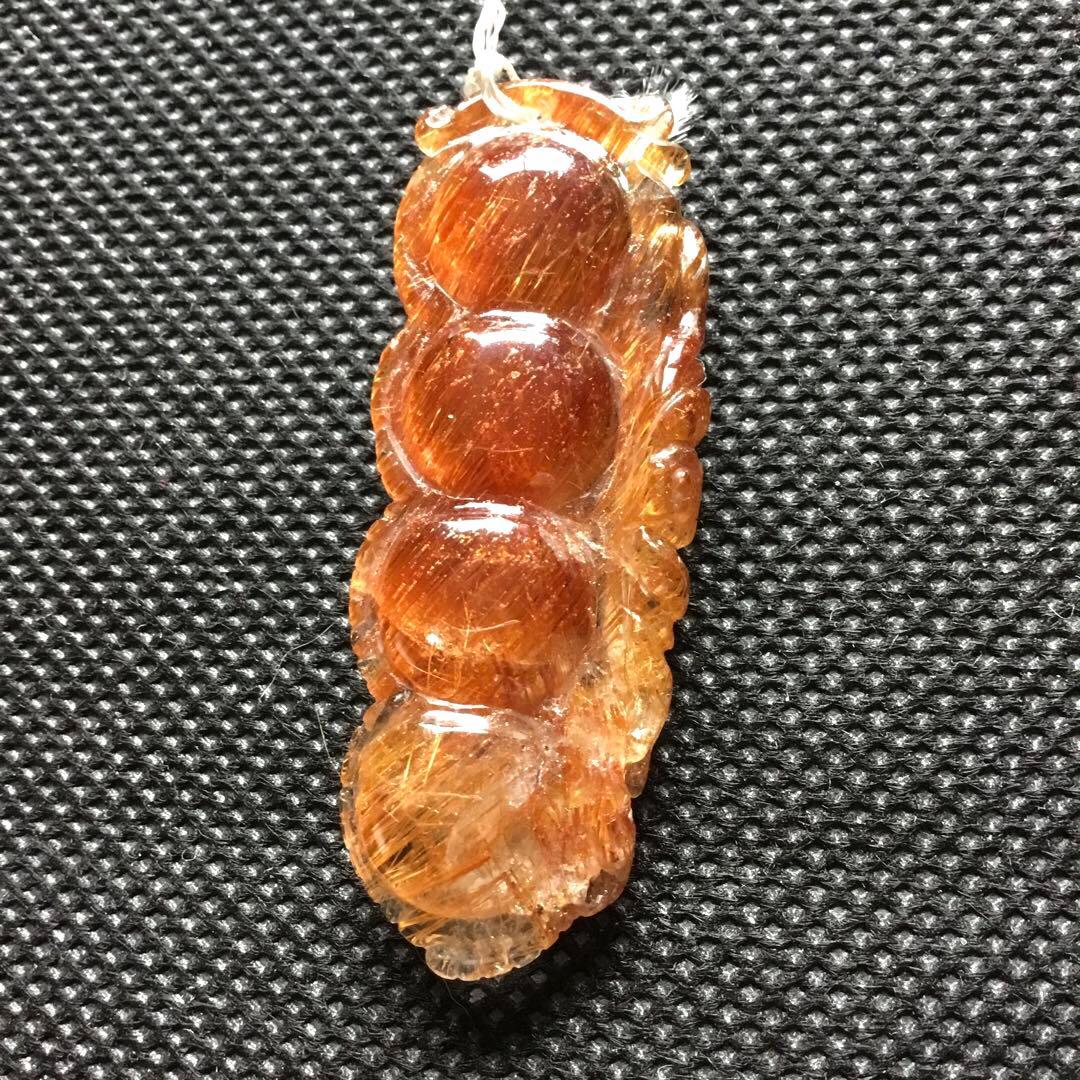 上質キャッツアイ銅色(コッパールチルクォーツ)ペンダント1個限定　パワーストーン