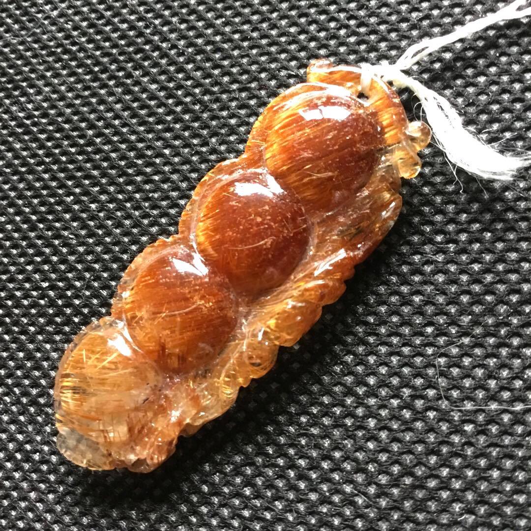 上質キャッツアイ銅色(コッパールチルクォーツ)ペンダント1個限定　パワーストーン