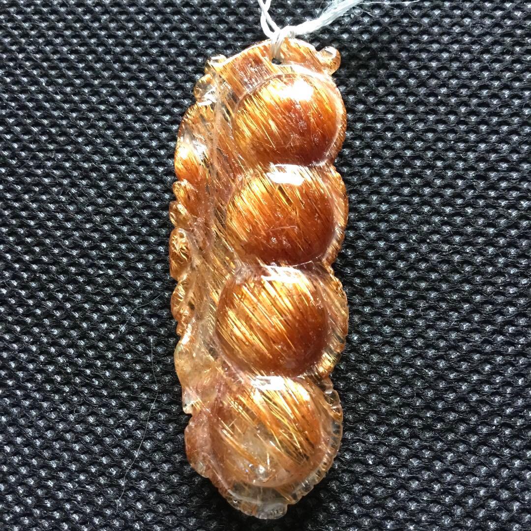 上質キャッツアイ銅色(コッパールチルクォーツ)ペンダント1個限定　パワーストーン