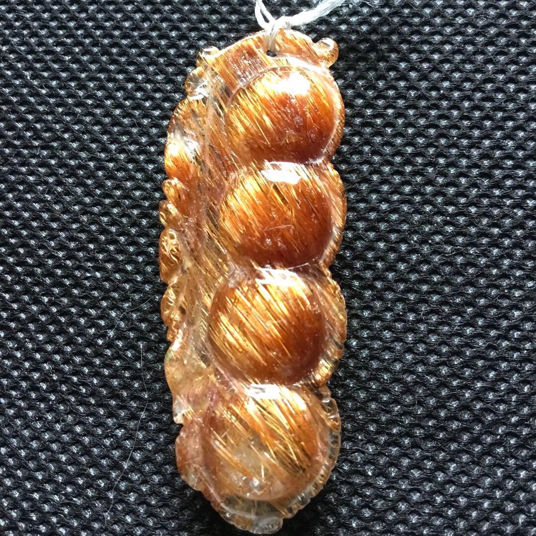 上質キャッツアイ銅色(コッパールチルクォーツ)ペンダント1個限定　パワーストーン