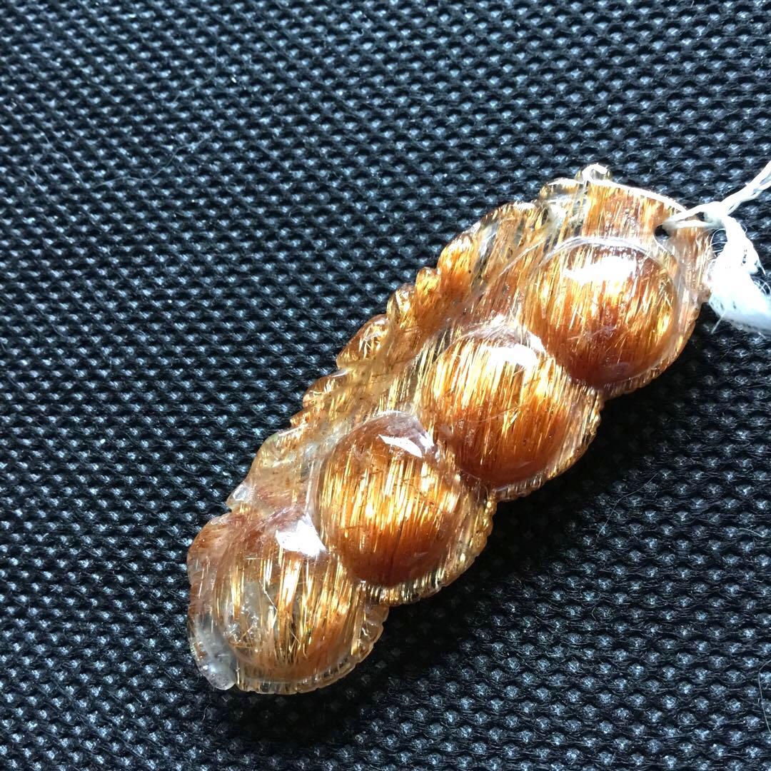 上質キャッツアイ銅色(コッパールチルクォーツ)ペンダント1個限定　パワーストーン