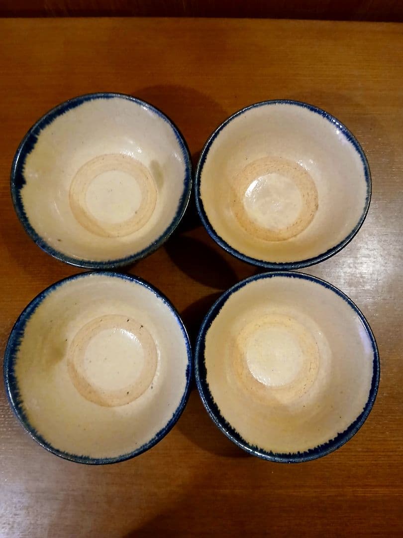未使用　北窯　やちむん　マカイ　茶碗　小鉢　　4客セット
