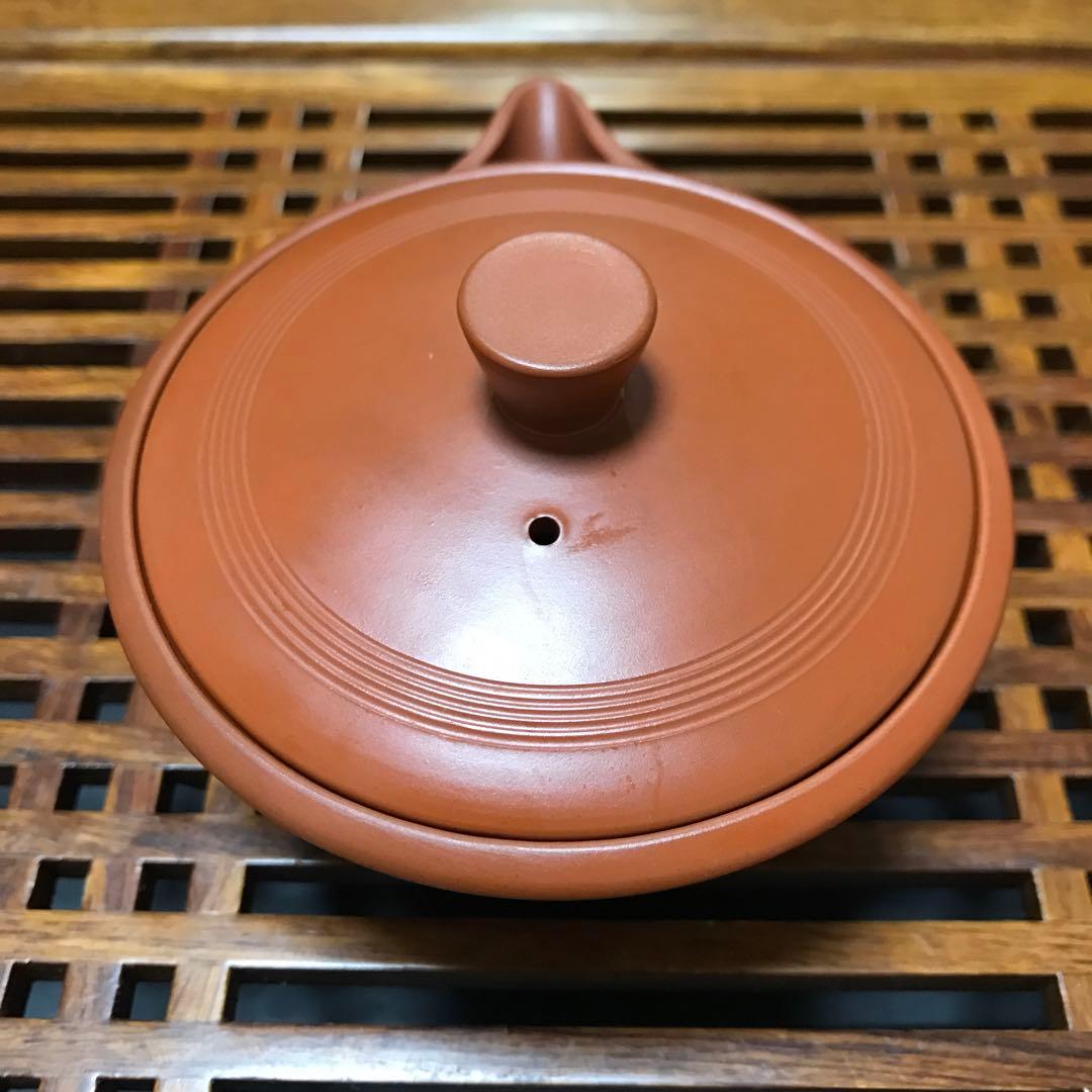 常滑焼　煎茶器　時代　名工　翁軒　朱泥 宝瓶