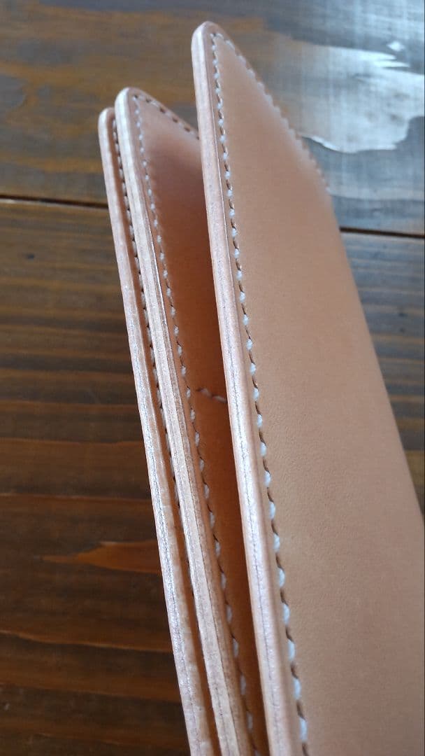 ロングウォレット　長財布　栃木サドルレザー　レザークラフト☆総手縫い☆(83)