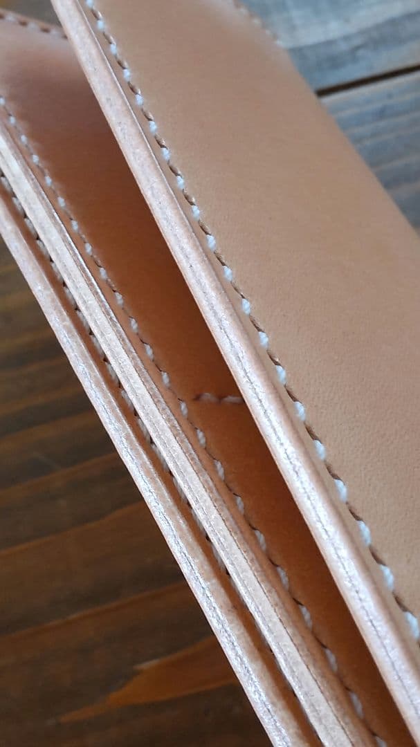 ロングウォレット　長財布　栃木サドルレザー　レザークラフト☆総手縫い☆(83)