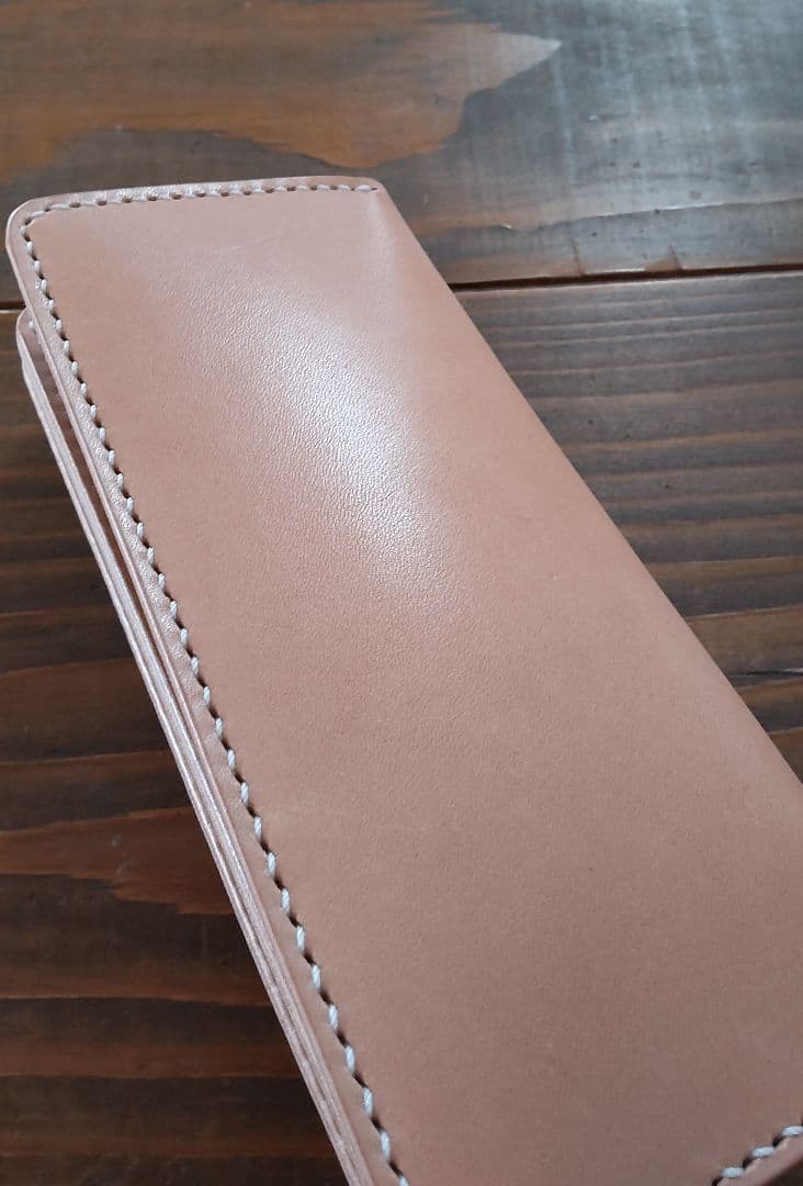 ロングウォレット　長財布　栃木サドルレザー　レザークラフト☆総手縫い☆(83)