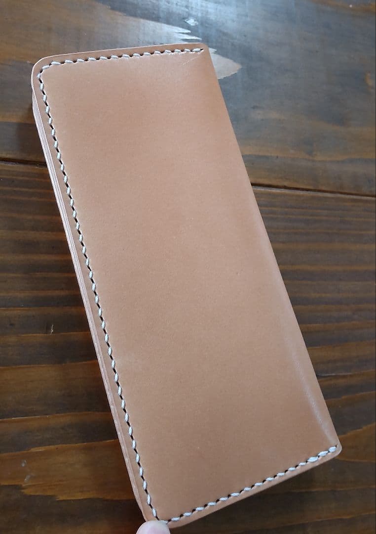 ロングウォレット　長財布　栃木サドルレザー　レザークラフト☆総手縫い☆(83)