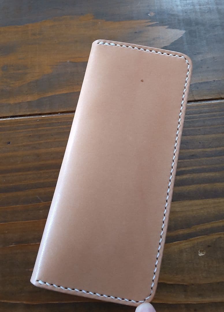 ロングウォレット　長財布　栃木サドルレザー　レザークラフト☆総手縫い☆(83)