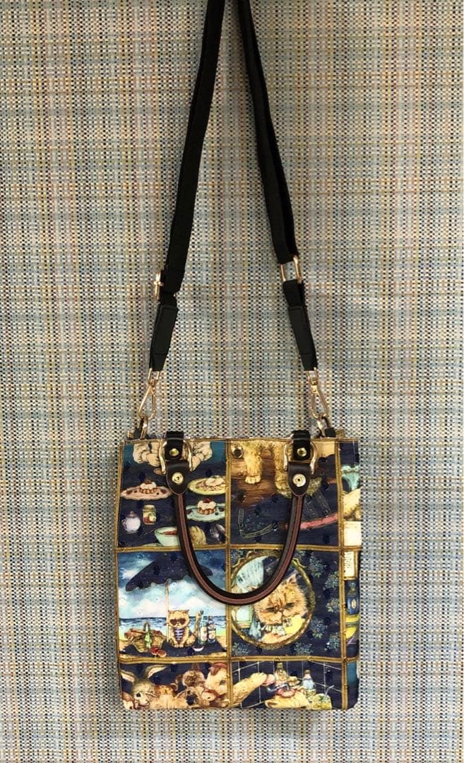 2020.ハンドメイド　2wayオープントートバッグ　フランシュリッペ