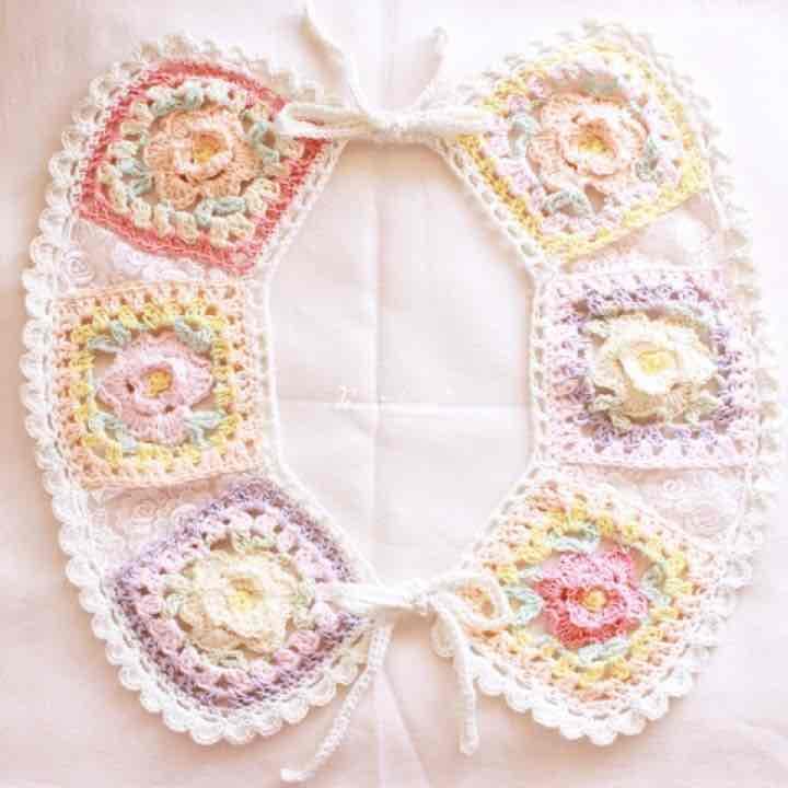 ばらいろほっぺ  つけ襟  新品