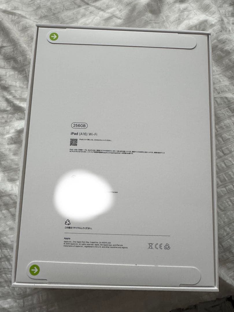 iPad (A16) Wi-Fiモデル 256GB ブルー