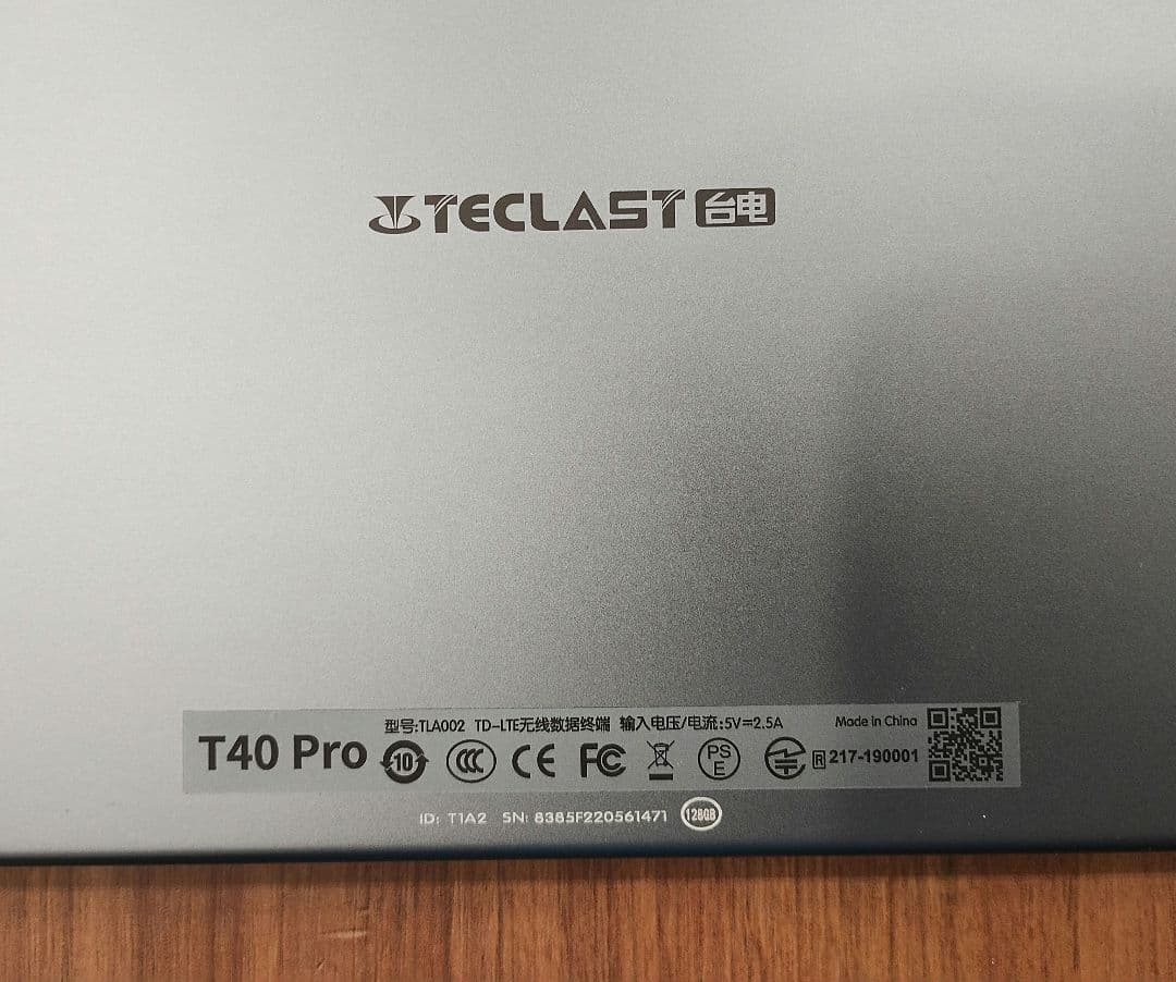 TECLAST T40 Pro Androidタブレット 本体128GB