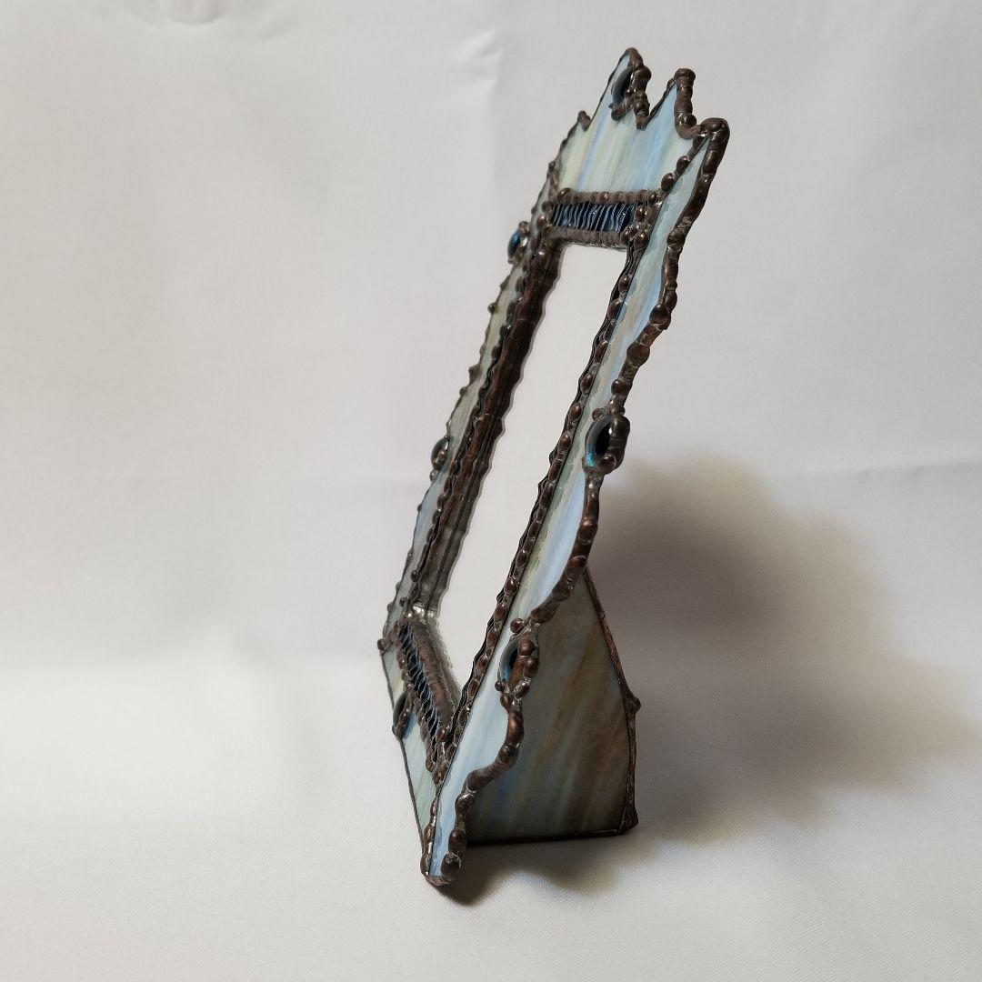 ステンドグラス　卓上ミラー　　　　　　　　　※現品限り