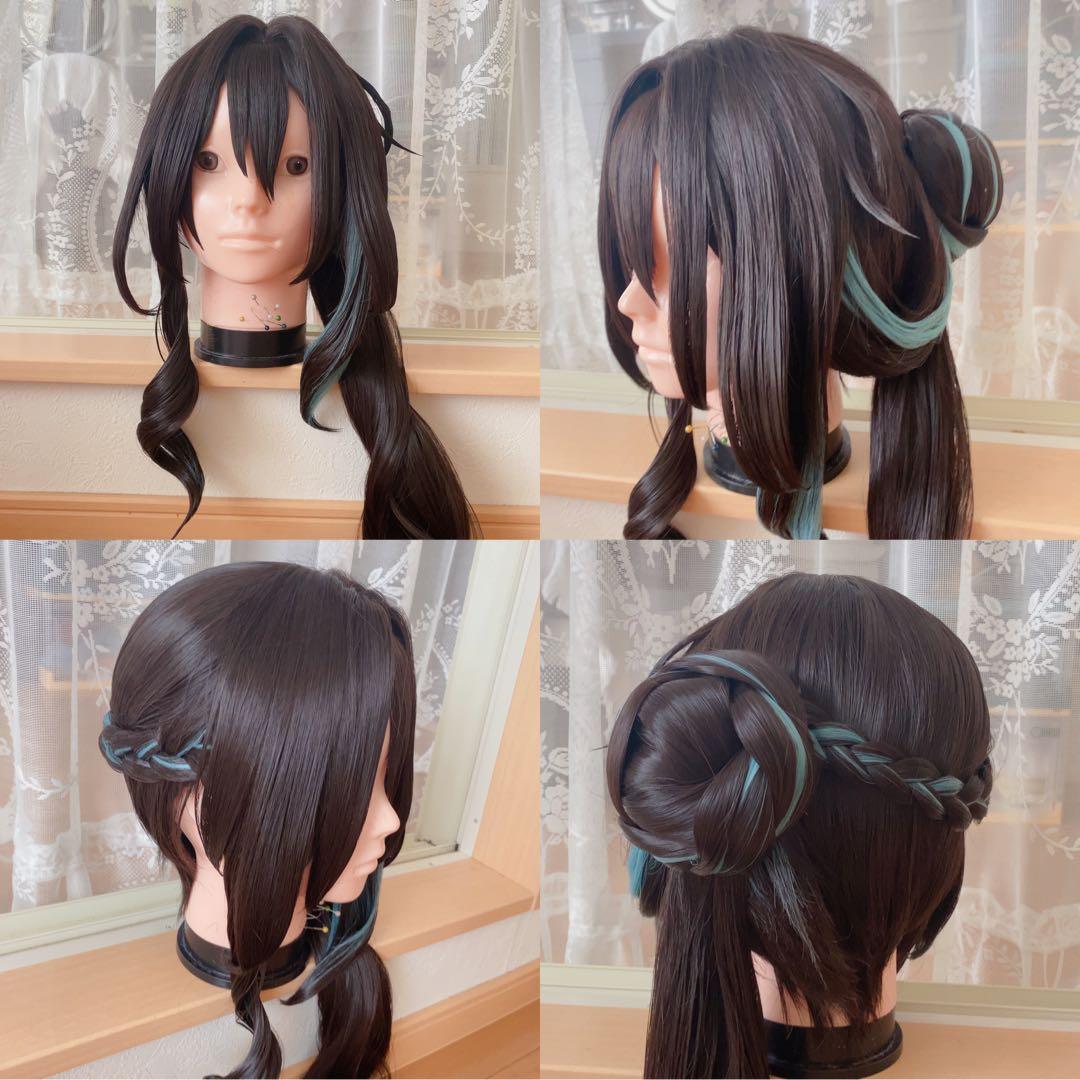 スターレイル　ルアンメェイ　コスプレ　完成ウィッグ