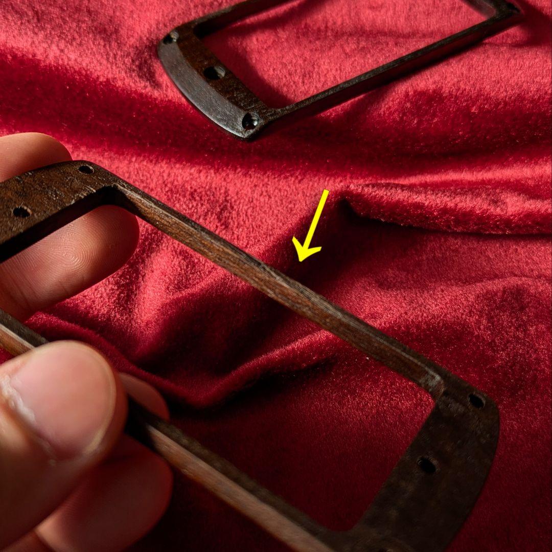 エレキギター　エボニー製 エスカッションリング PRS Paul’sタイプ