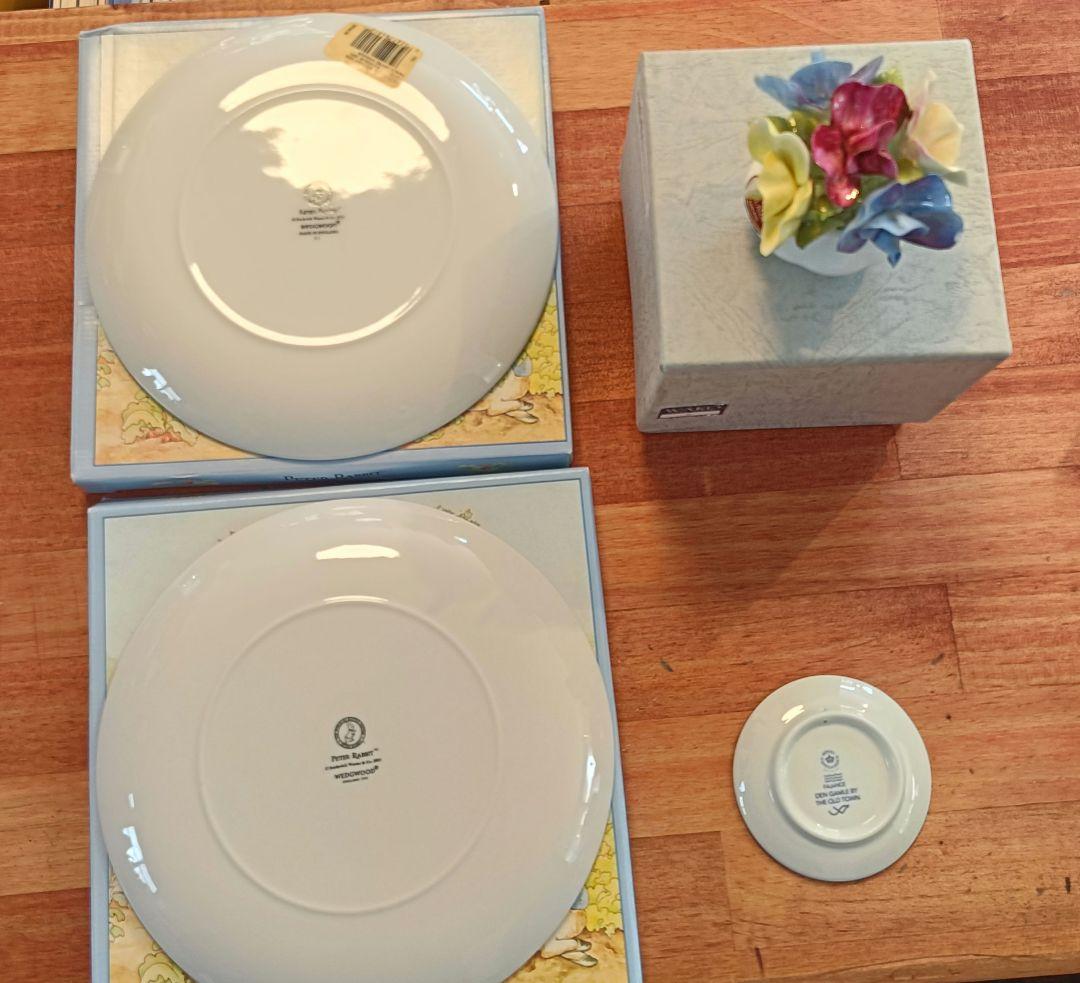 ウェッジウッド皿2枚 ロイヤルアルバート コペンハーゲン 食器セット