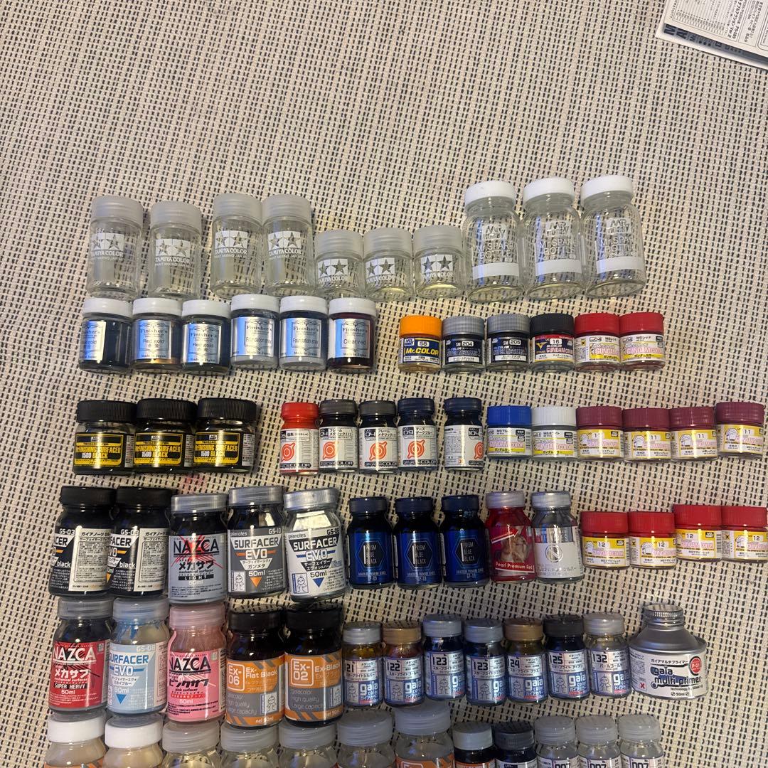 プラモデル　塗料セット