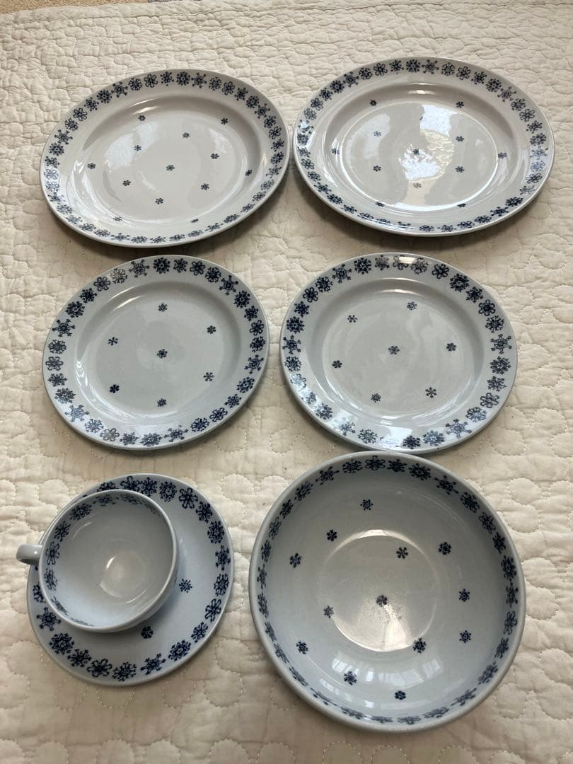 ARABIA flake ビンテージ食器 7点セット