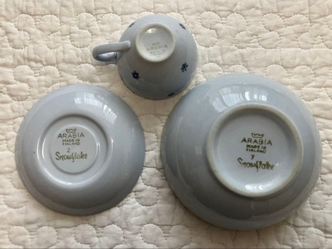 ARABIA flake ビンテージ食器 7点セット