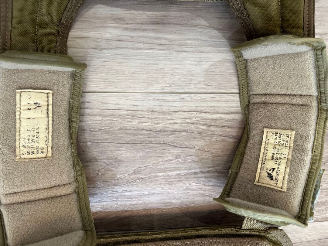 米軍放出品　実物　EAGLE MBAV プレートキャリア　コヨーテブラウン