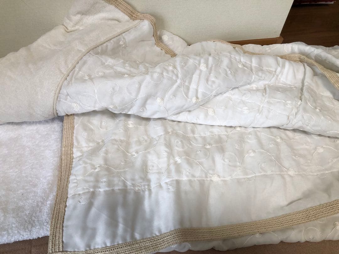 西川産業　キルケット　2枚セット　140×190　シミ有　未使用保管品