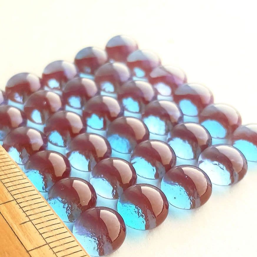 No.474 ガラスナギット 変色ガラス 30個 7.9~8.0mm