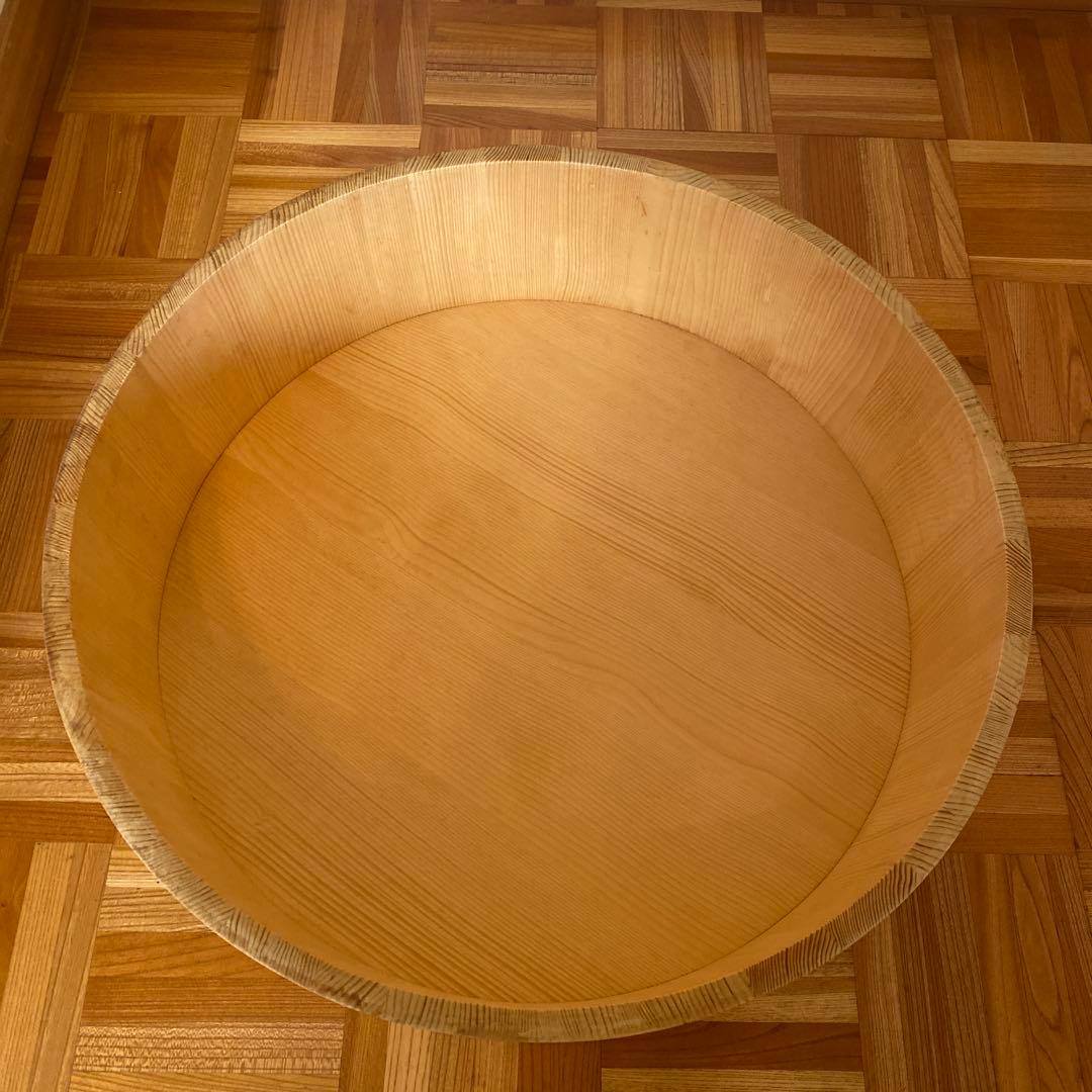 木製おひつ 大きめ ふた付き　特大たらい