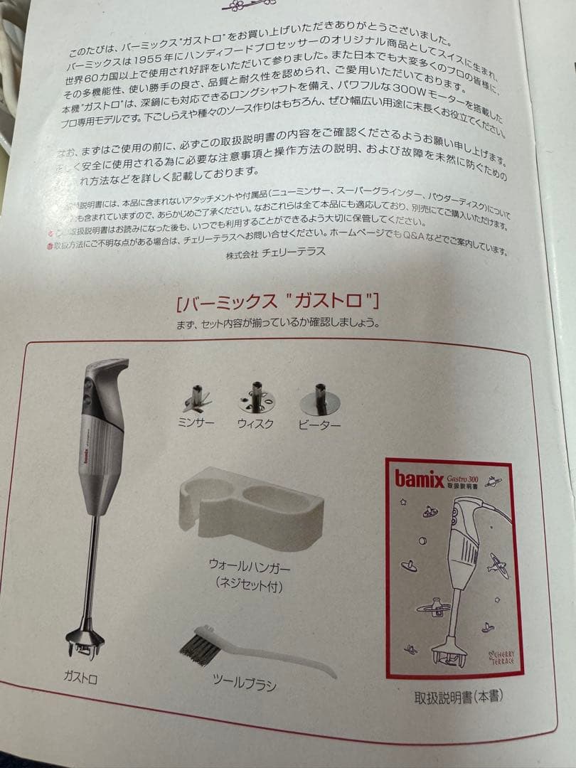 bamix バーミックス　ガストロ300 業務用モデル