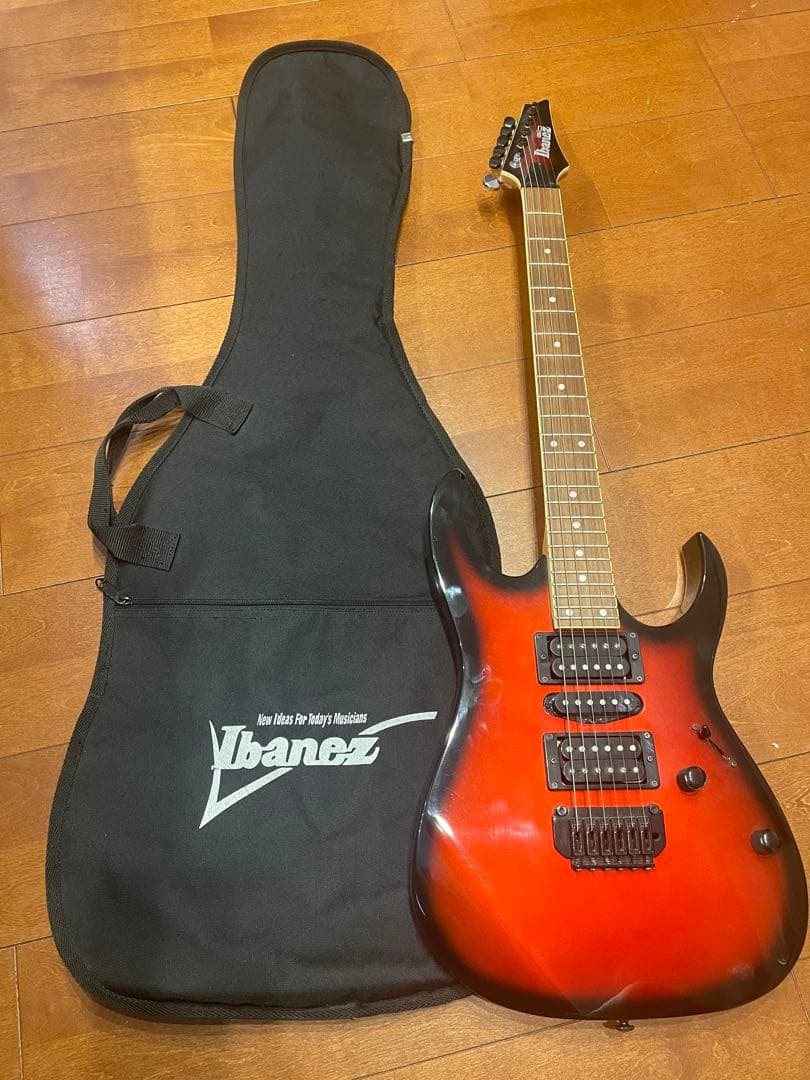 エレキギター グラデーションオレンジ