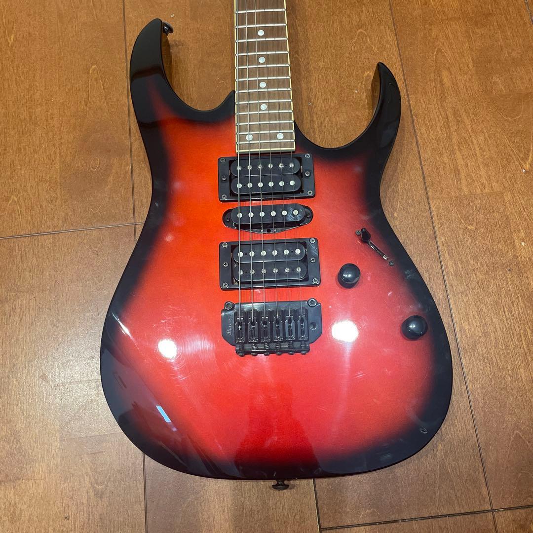 エレキギター グラデーションオレンジ