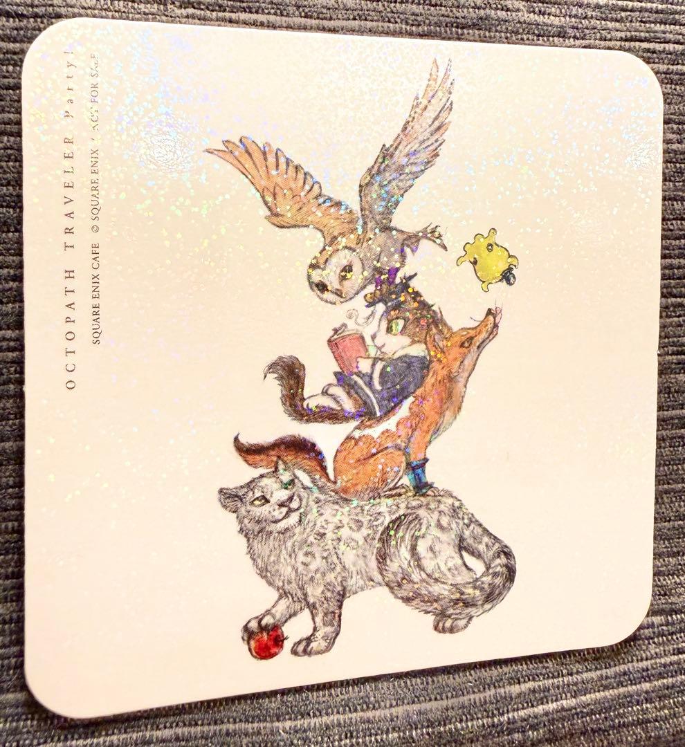 オクトパストラベラー コラボ カフェ特典コースター：後期コンプセット