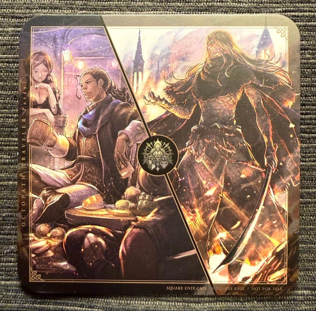 オクトパストラベラー コラボ カフェ特典コースター：後期コンプセット