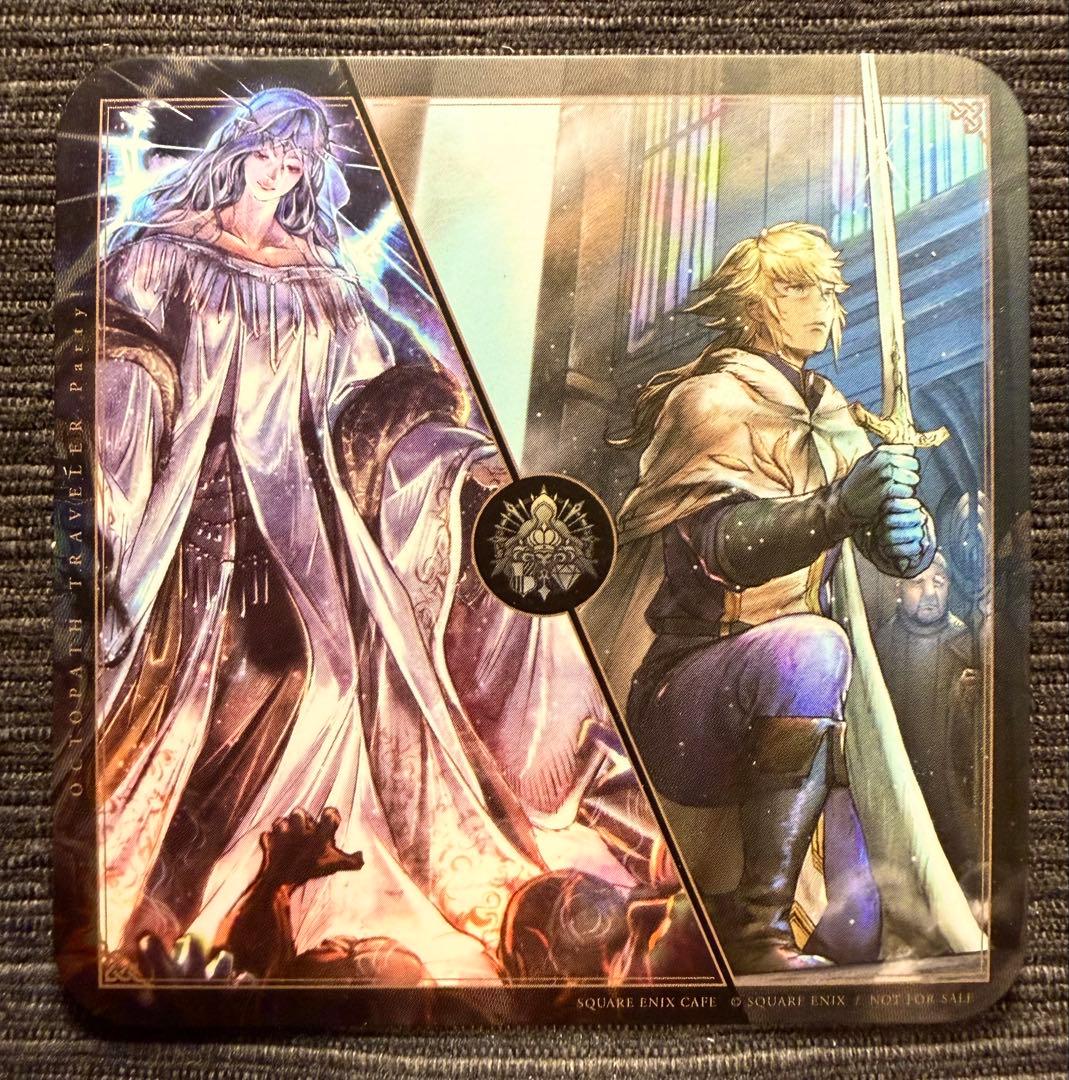 オクトパストラベラー コラボ カフェ特典コースター：後期コンプセット