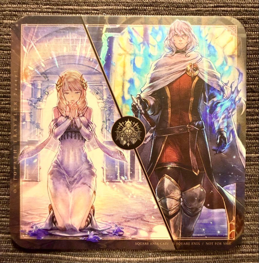 オクトパストラベラー コラボ カフェ特典コースター：後期コンプセット