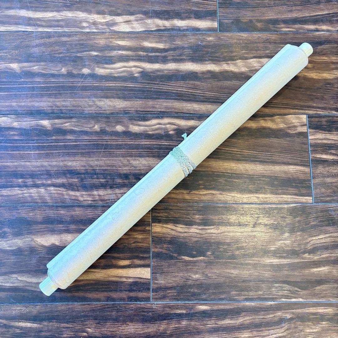 掛軸 虎 在銘 落款 肉筆 干支 寅 Z12