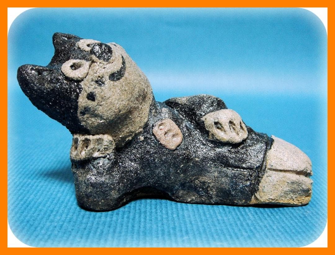 662『寝転んでいる のらくろ』陶器　/骨董品 古美術 アンティーク 古玩