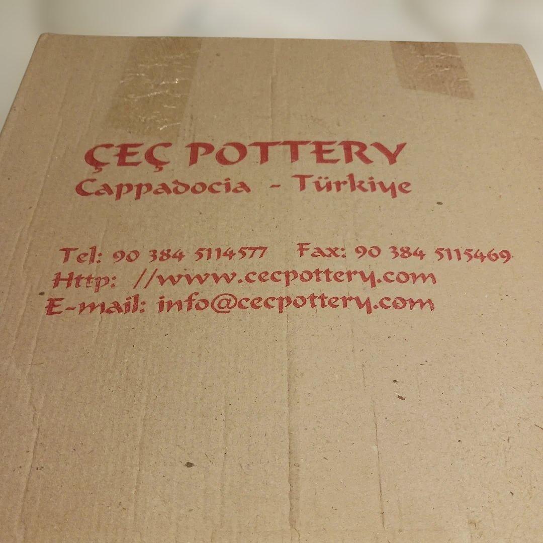 ÇEÇ POTTERY 多色花模様 陶器皿