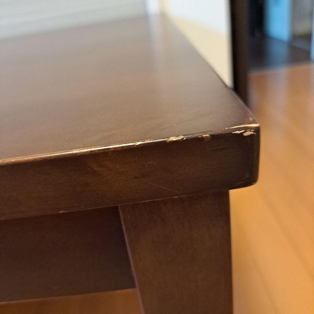 無印良品　ローテーブル　無垢材ウォルナット　引き出しなし